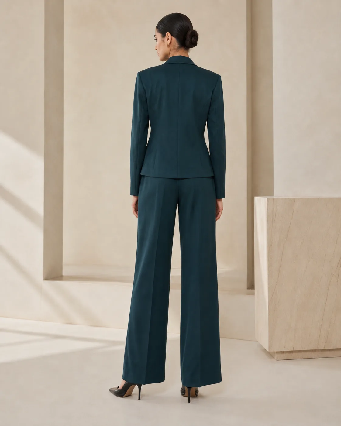 Augusta Teal Power Suit Set — view 5