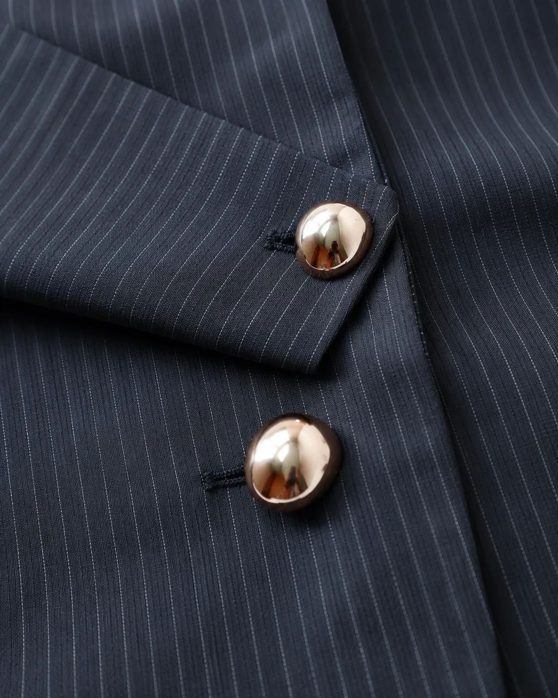 Linea Set Structured Charcoal Pinstripe Suit — view 5